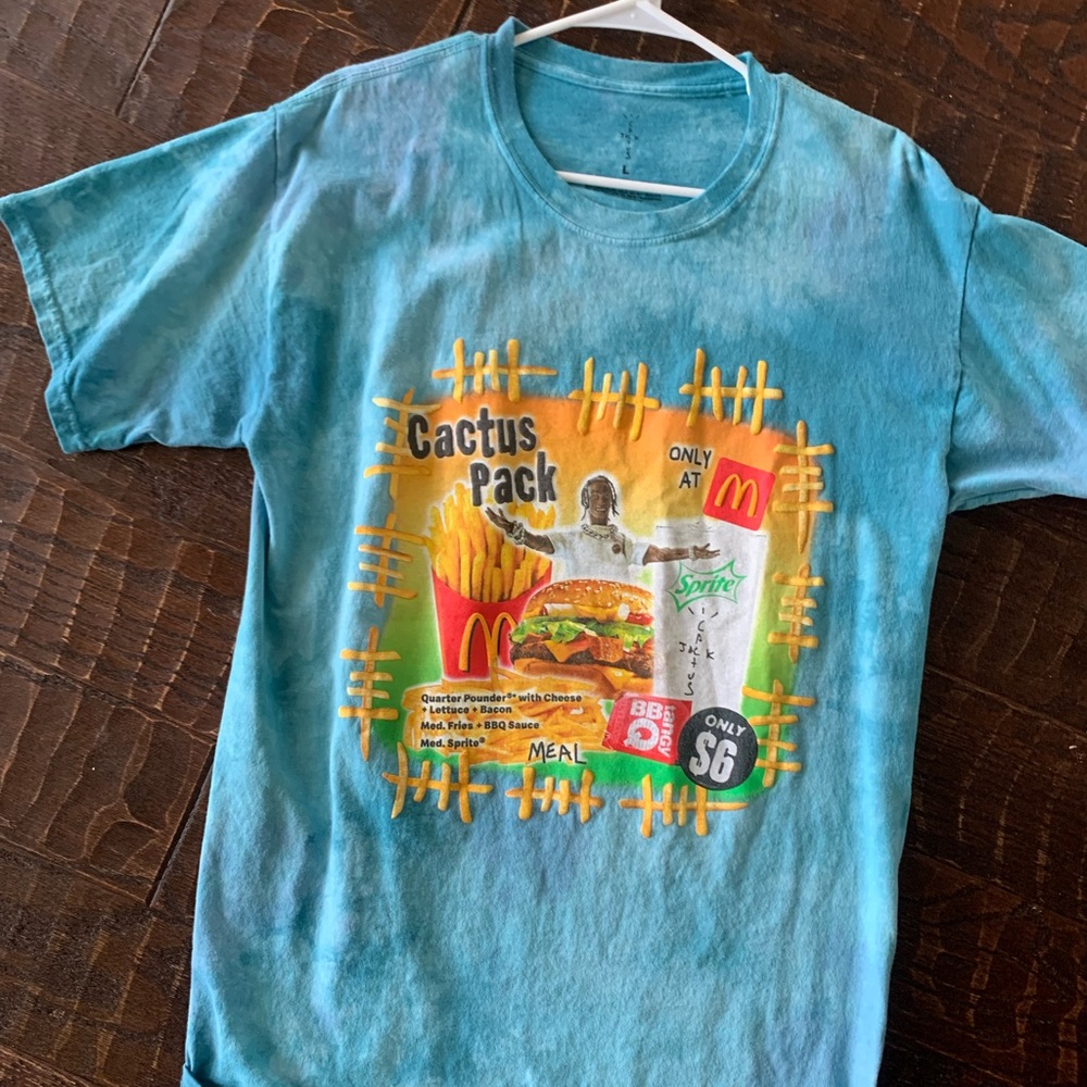 Travis Scott Cactus Jack X McDonald’s Colab Tee Size Large